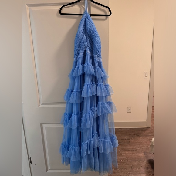 Bloomingdale’s tulle full length dress - Picture 2 of 3